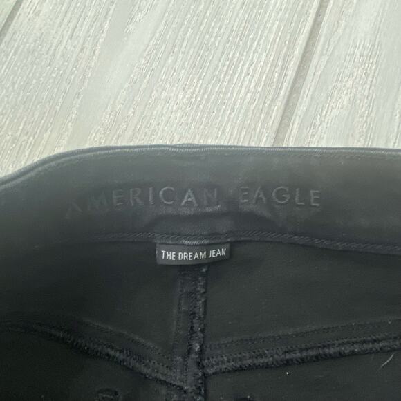American Eagle Women's Black The Dream Jean Hi-Rise Jeggings Size 00 Short - Picture 4 of 12